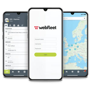 Webfleet fleet management app