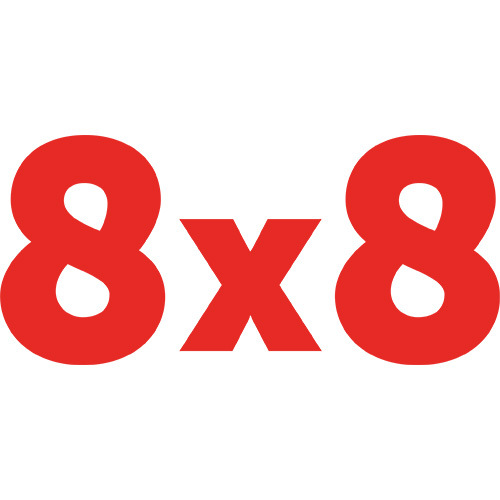 8x8 logo square